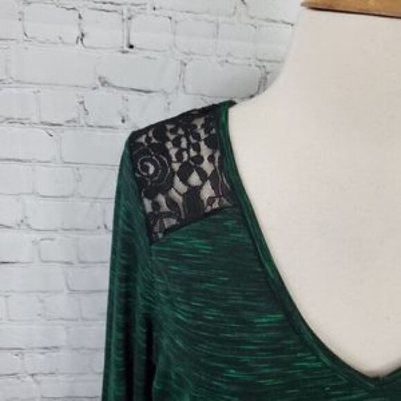 YUMI KIM 𝅺V-Neck Long Sleeve Dress Green 10 12 REVOLVE - Picture 5 of 9